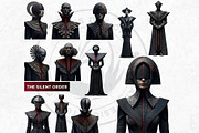 The Red Silence Cliparts, a Decorative Illustration by ThatsDesignArt (Thumbnail 5 of 17)