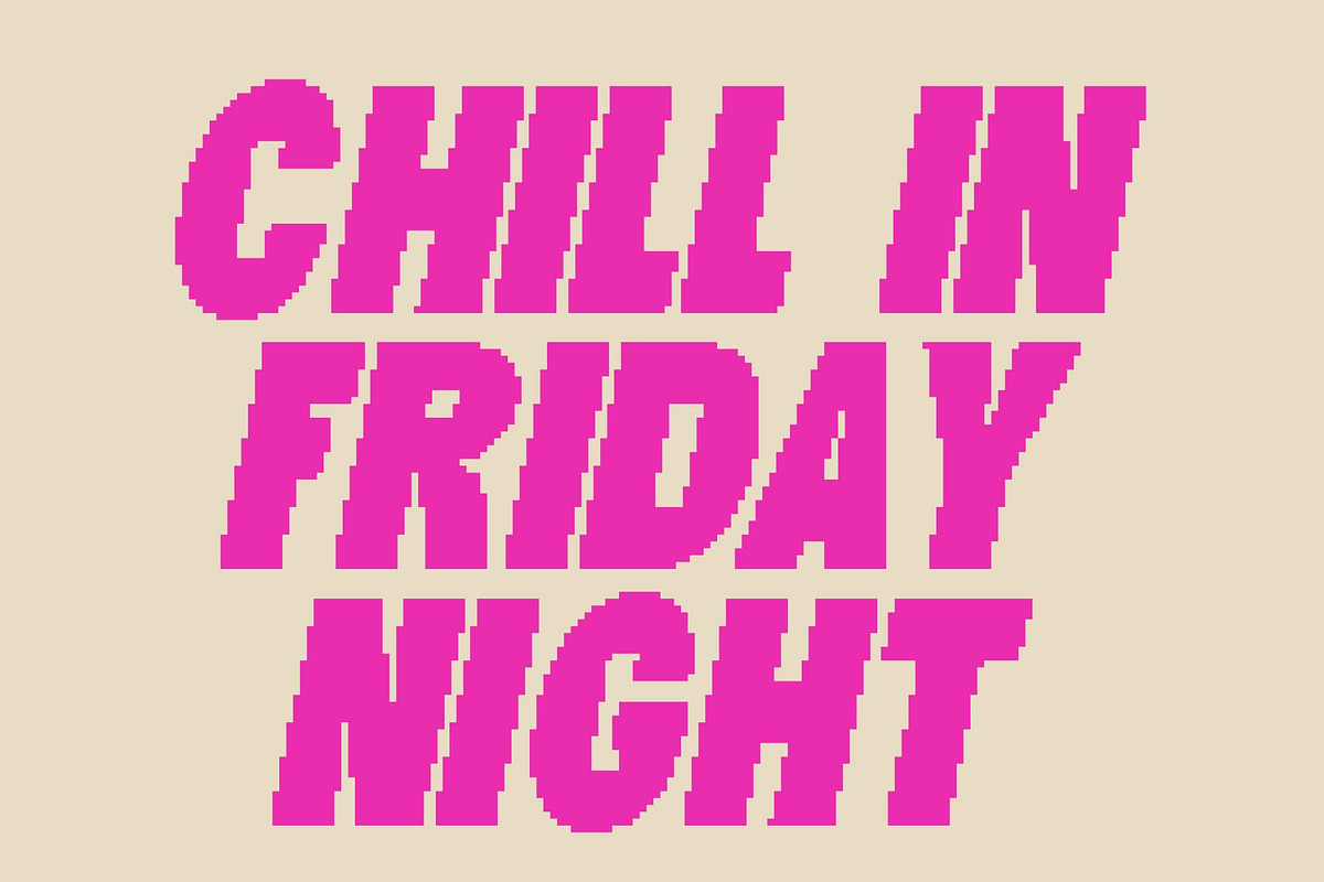 Gefarin Pixel, a Sans Serif Font by Craft Supply Co. (Photo 2 of 8)