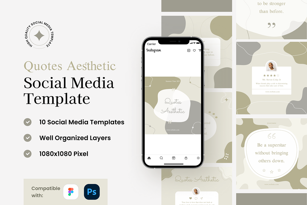 Aesthetic Quotes - Gotemp Social Med, a Social Media Template by GoTemp (Photo 1 of 3)