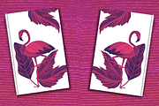 Flamingo Notebook Canva Template, a Design Template by Milladale (Thumbnail 1 of 5)