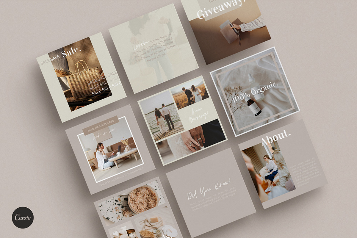 140 Social Media CANVA Template Pack, a Social Media Template by Gebers Marketing & Design (Photo 5 of 10)