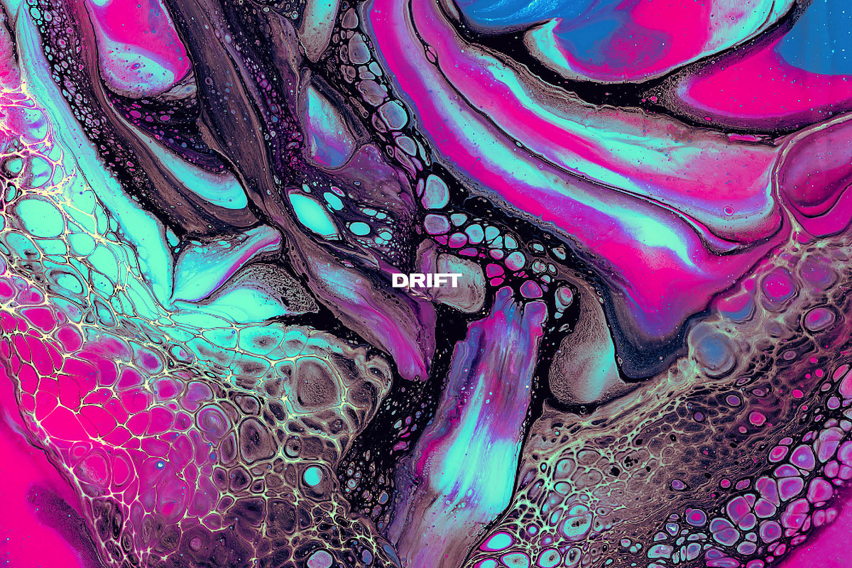 Drift: Abstract Paint Textures, a Texture Graphic by Chroma Supply (Photo 13 of 15)
