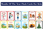 Months of the Year Flash Cards, a Card Template by DigitalsDesigns (Thumbnail 4 of 4)