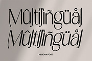 HEROVA, a Serif Font by Gatype (Thumbnail 8 of 13)