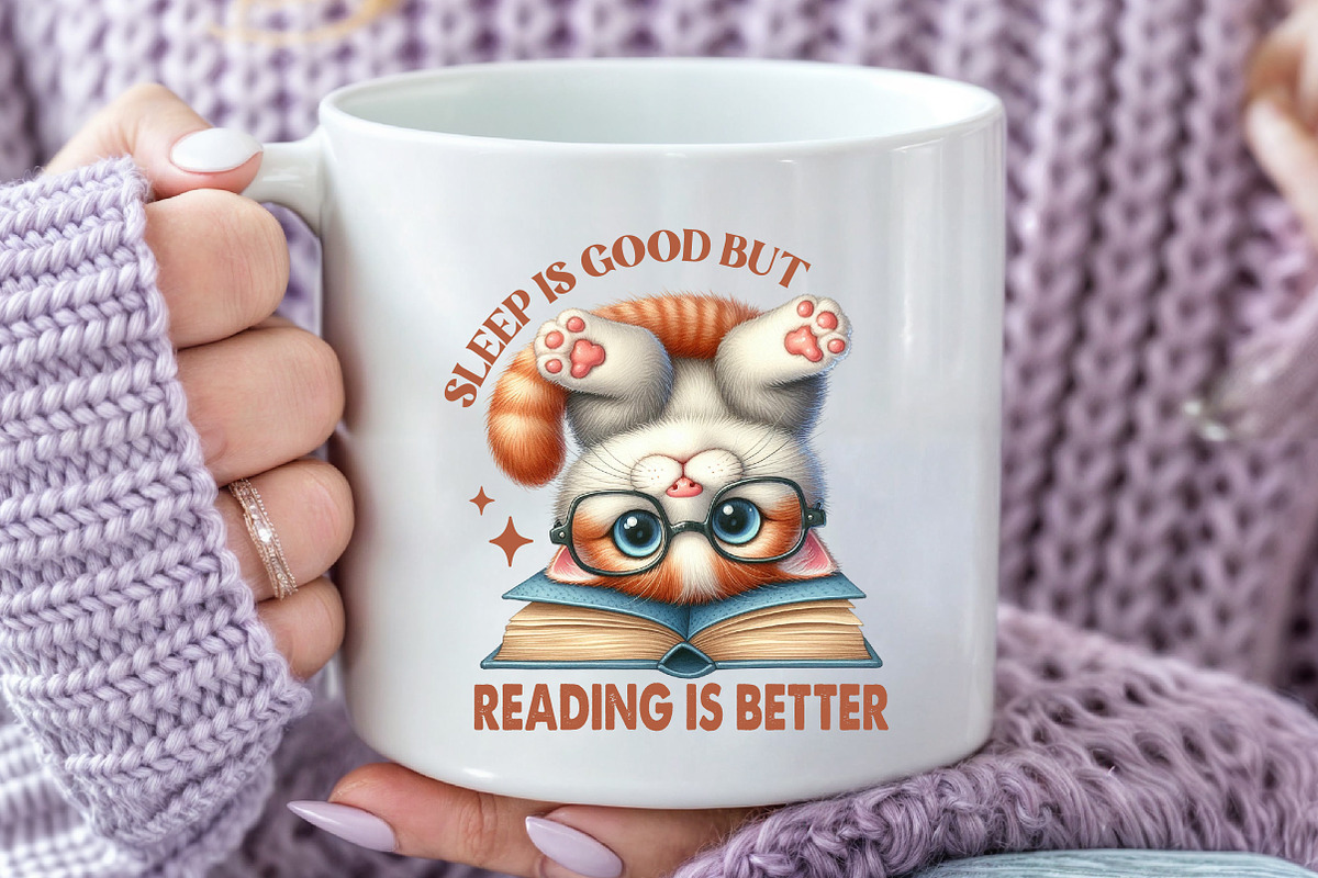 Sleep is Good but Reading is Better, an Illustration by Rose Art (Photo 5 of 6)
