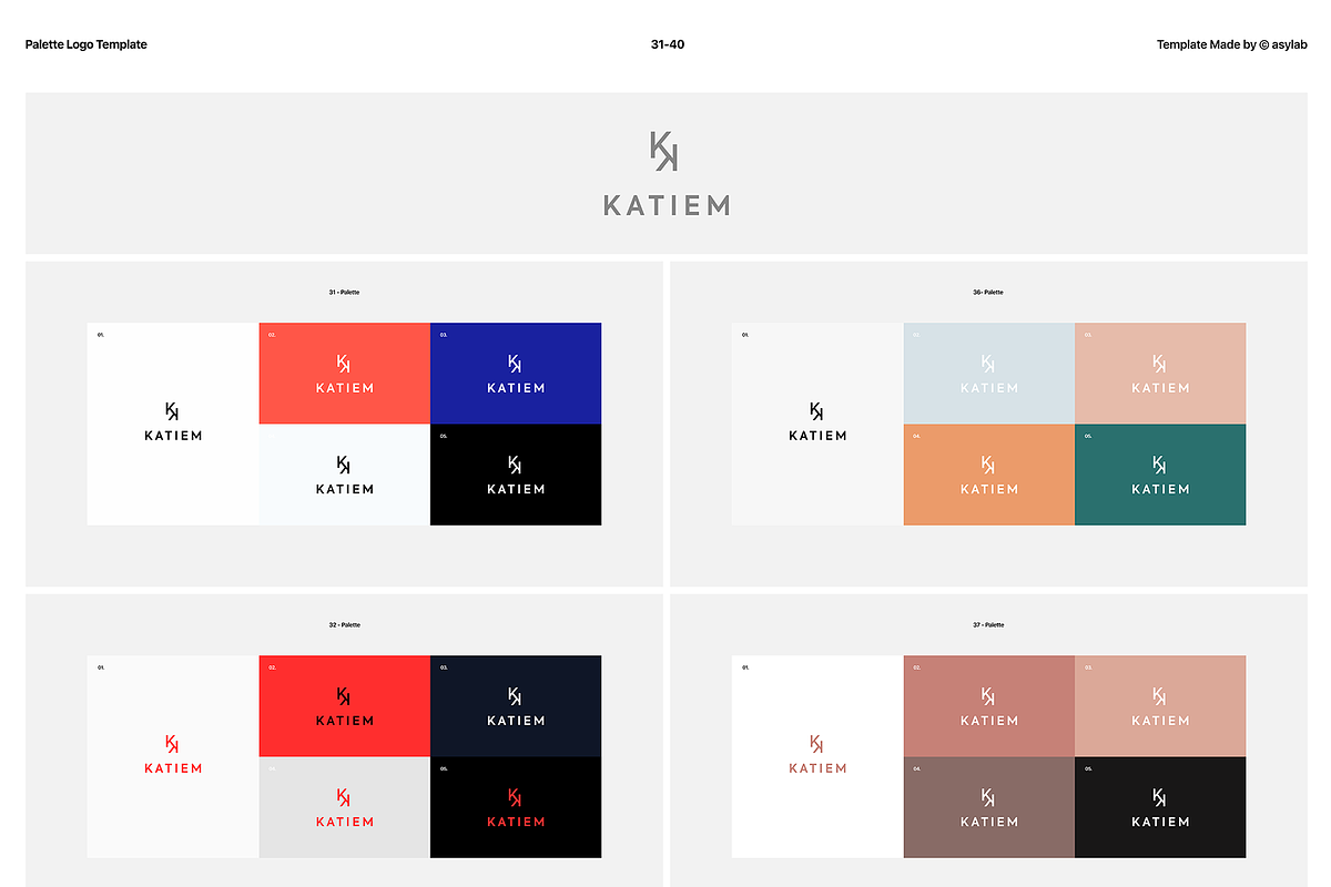 50 Palette Color Logo Mockup - PSD, a Product Mockup by Asylab (Photo 22 of 47)