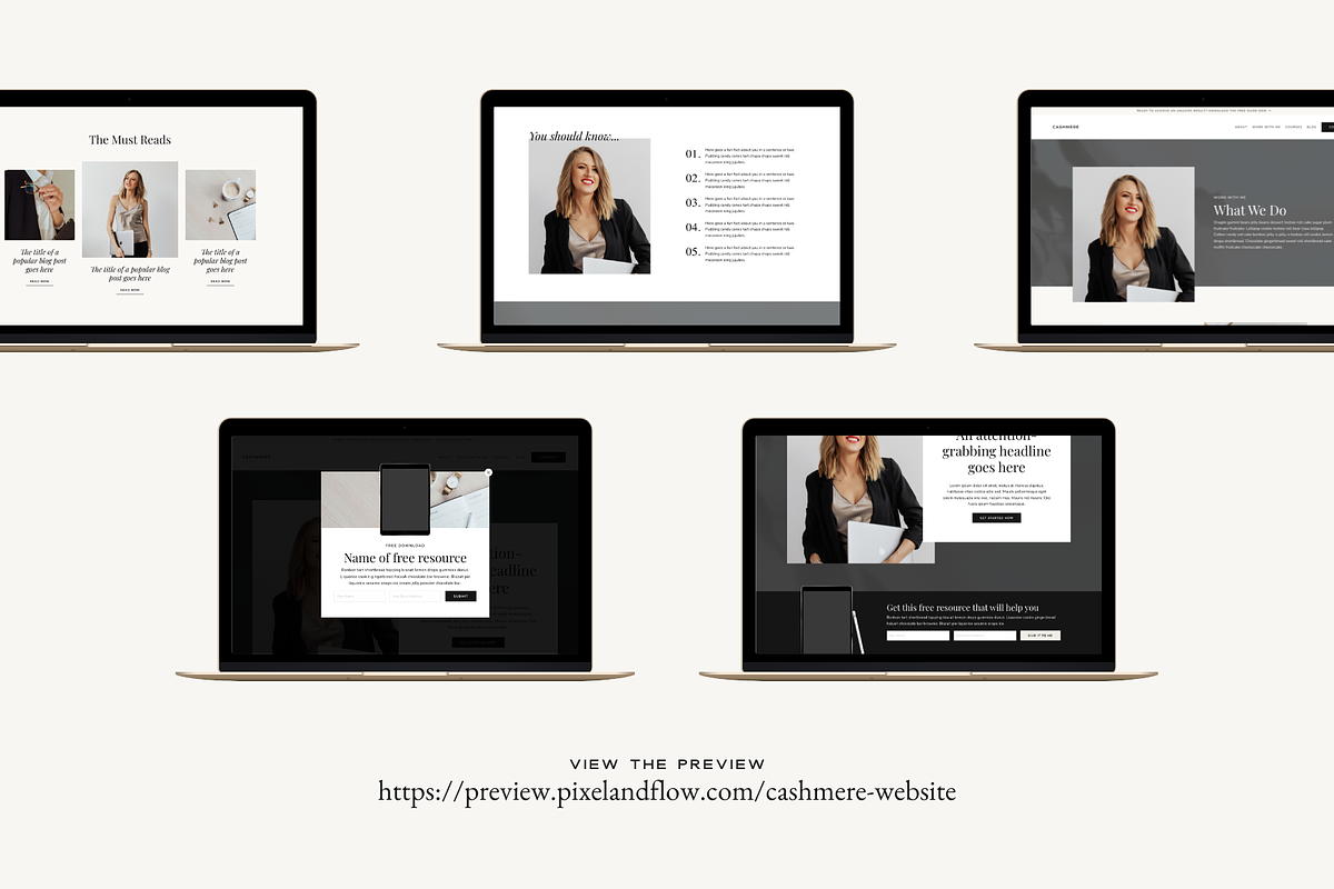 Kajabi Website Theme, a Landing Page Template by Pixel & Flow (Photo 3 of 9)