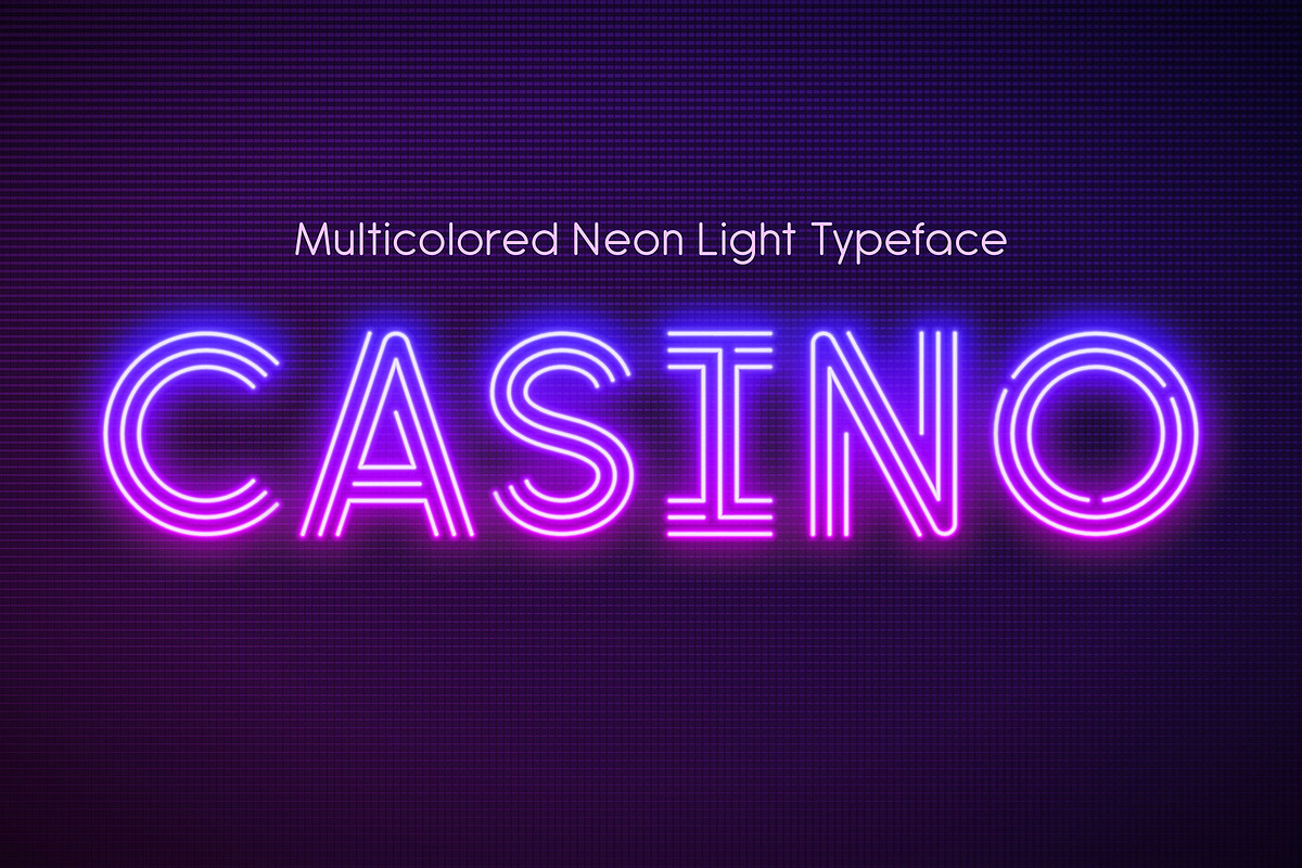 Realistic neon light alphabet, a Decorative Illustration by RevelStockart (Photo 3 of 6)