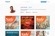 12 Instagram Seasonal Sale Banner, a Social Media Template by PhotoMarket (Thumbnail 4 of 4)