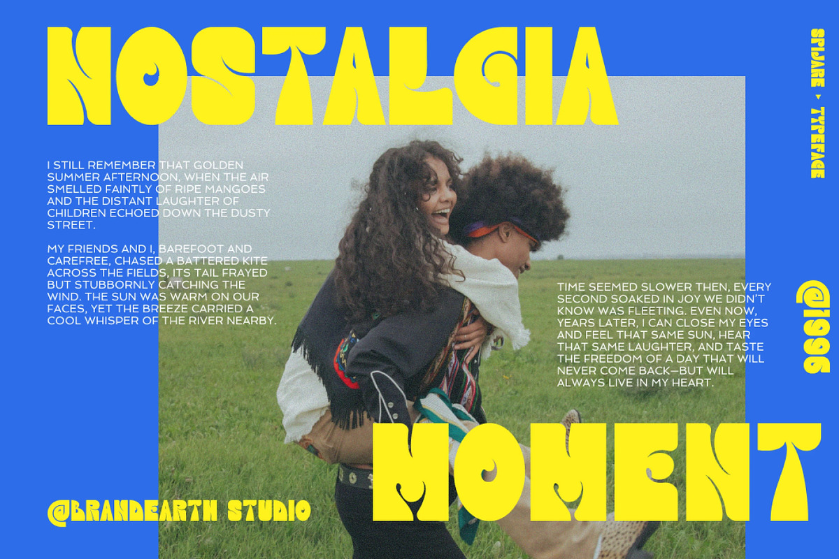 Spijare – Bold Retro Display Font, a Sans Serif Font by Brand Earth (Photo 5 of 7)