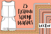 25 Fashion Brushes, a Brush Add-On by Simple Design (Thumbnail 1 of 4)