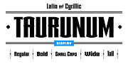 Taurunum, a Font by Kostic Type Foundry (Thumbnail 1 of 2)