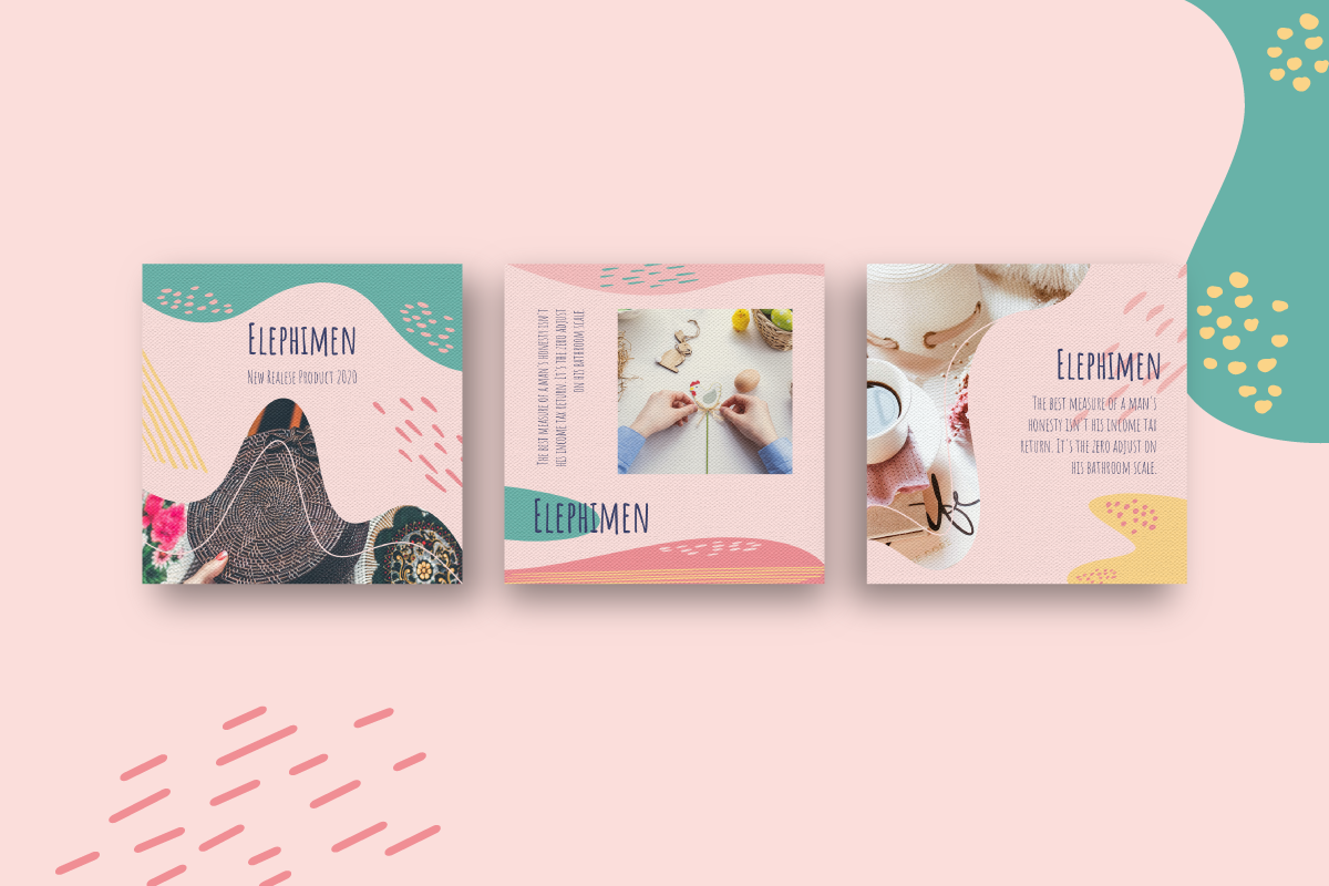Elephimen Story & Feed Instagram, a Social Media Template by Inkofert (Photo 4 of 11)