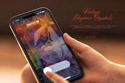 Vintage Crystal chandelier backdrops, a Background Graphic by Vero Arts (Thumbnail 13 of 15)
