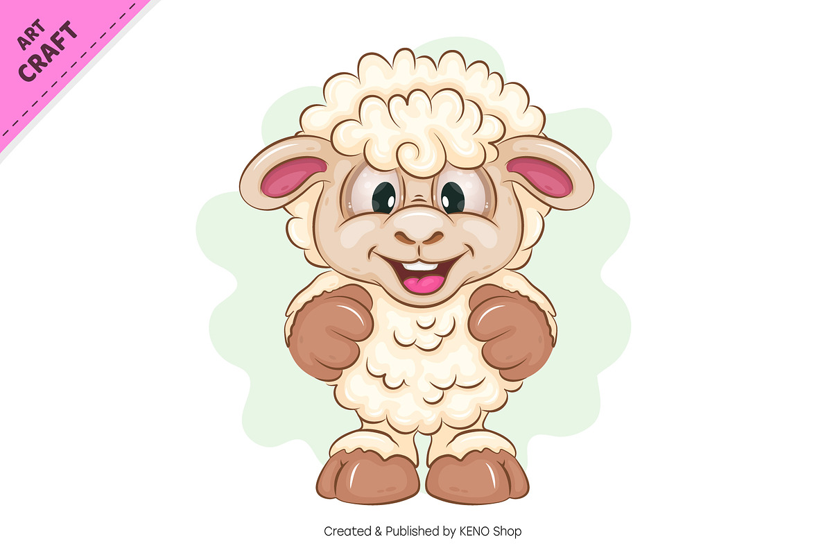 Set of Cartoon Animals 01. Clipart., an Animal Illustration by KENO Mascots (Photo 7 of 7)