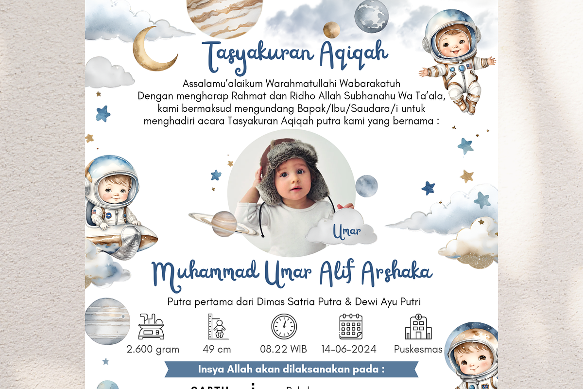 Little Boy Astronaut Space Canva preview 4