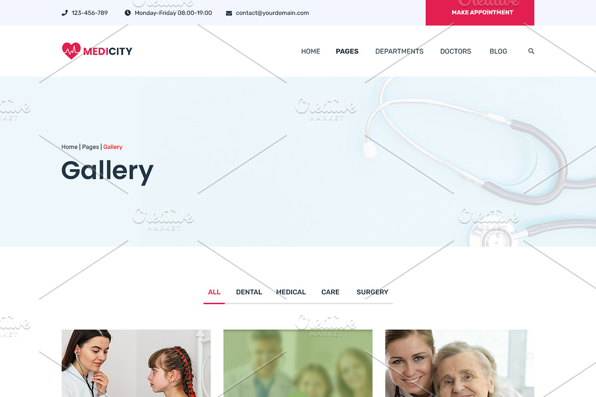 Medical & Health Website, a Landing Page Template by ArtifyWeb (Photo 10 of 16)