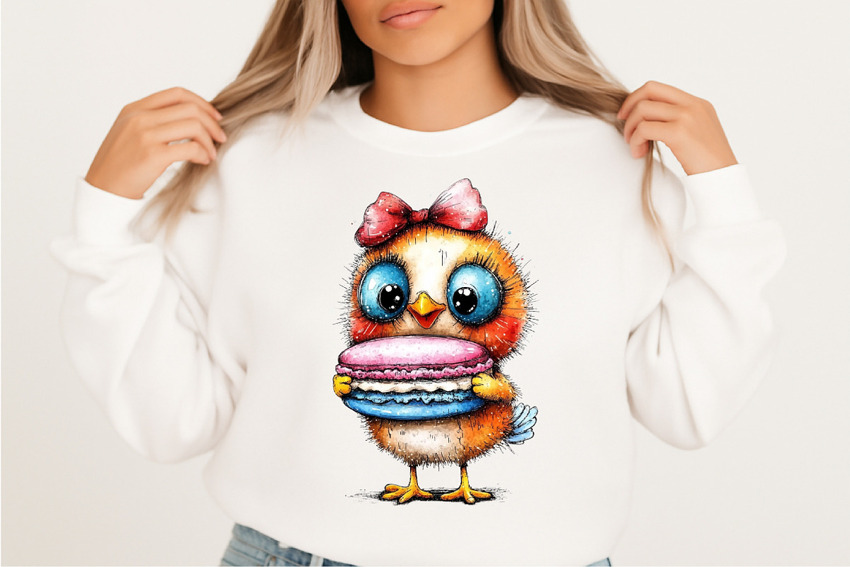 Spring Cute Baby Birds Sublimation C, an Illustration by SVGArt (Photo 3 of 9)