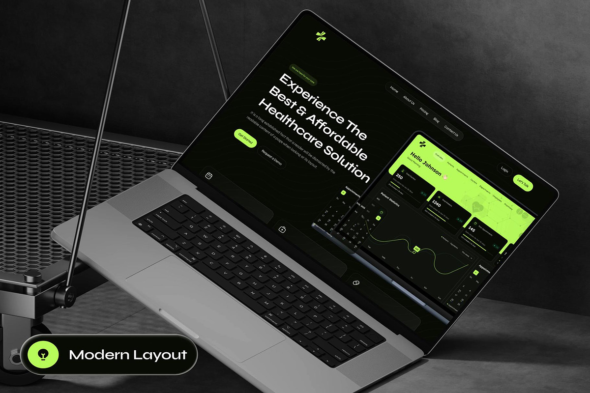 Prinstin SaaS Medical Website Framer, an UI Kit Template by Lumina_ui_ux202 (Photo 5 of 10)