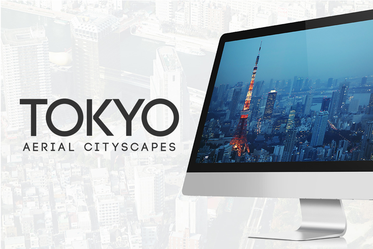 Tokyo Aerial Cityscapes Photo Bundle, a Background Graphic by SparkleStock (Photo 1 of 6)