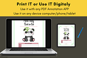 Kawaii Panda Activity Book for Kids, an Education Illustration by LA Design (Thumbnail 10 of 10)
