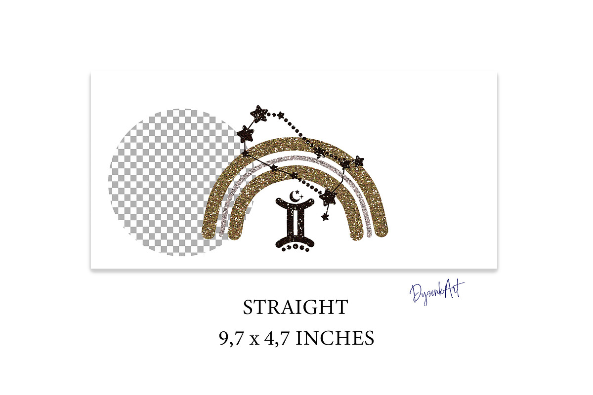 GLITTER ZODIAC 16oz Libbey Glass Can, a Design Template by DysenkaArt (Photo 4 of 11)