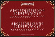 Astrena | Display Typeface, a Blackletter Font by Pentagonistudio (Thumbnail 10 of 15)