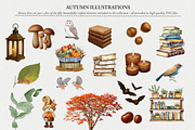 330+ Elements Autumn Collage Creator, an Object Graphic by Digi Life (Thumbnail 8 of 13)