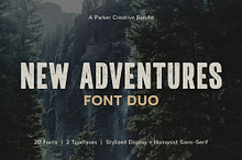 New Adventures Font Duo
