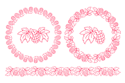 Raspberry Line Art, Vector Set, an Object Graphic by Ilia Design (Thumbnail 4 of 10)