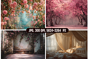 Romantic & Dreamy Photo Backdrops, a Background Graphic by PrintHaven Designs (Thumbnail 4 of 12)