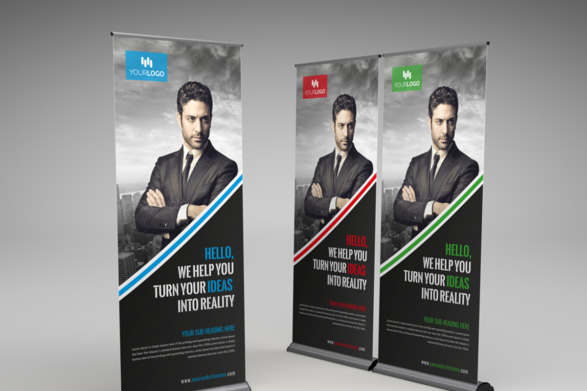 Corporate Rollup Banner, a Templates & Theme by RQ Designs (Photo 1 of 5)