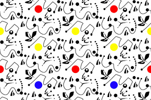 Futuristic Modern Abstract Line Art, a Pattern Graphic by Sharon Schwalbe