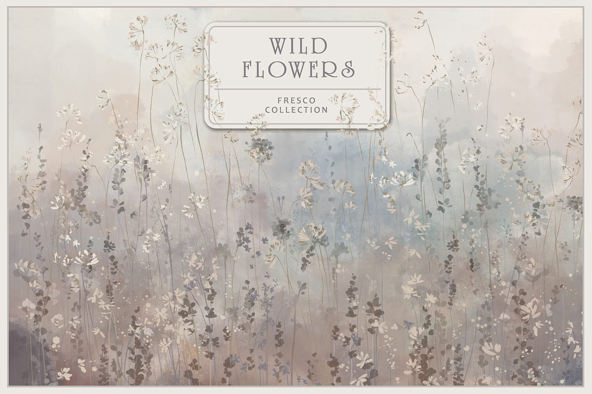 Fresco collection Wild Flowers, a Wallpaper Graphic by Natalia0307 (Photo 1 of 18)
