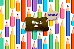Pencils set + bonus
