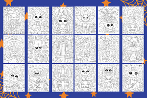 Halloween Coloring Book