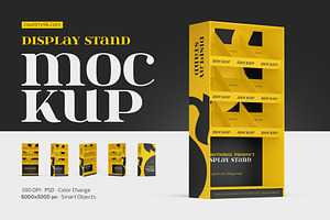 Promo Product Display Stand Mockup, an Advertising Mockup by Country4k