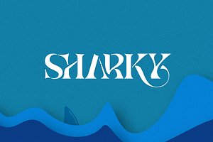 Sharky Elegant Serif Font