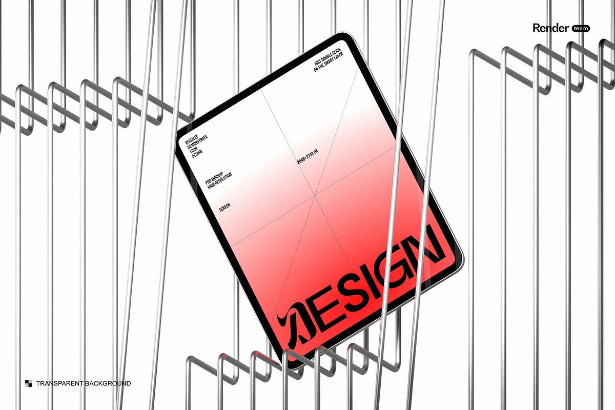 iPad Mockup Set, an iPad Mockup by Renderteam (Photo 9 of 11)