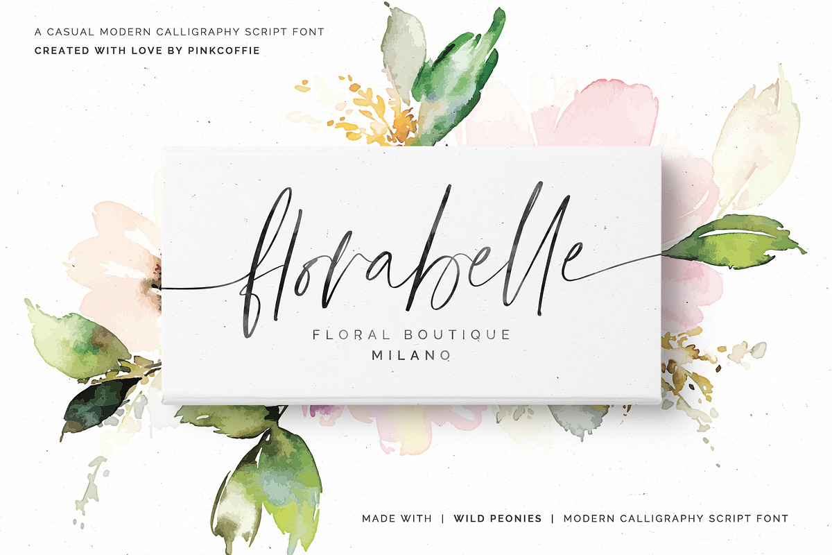 Wild Peonies | Stylish Modern Font preview 8