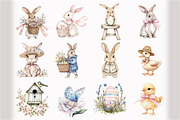 Spring Easter Clipart, an Illustration by Design Market (Thumbnail 5 of 5)