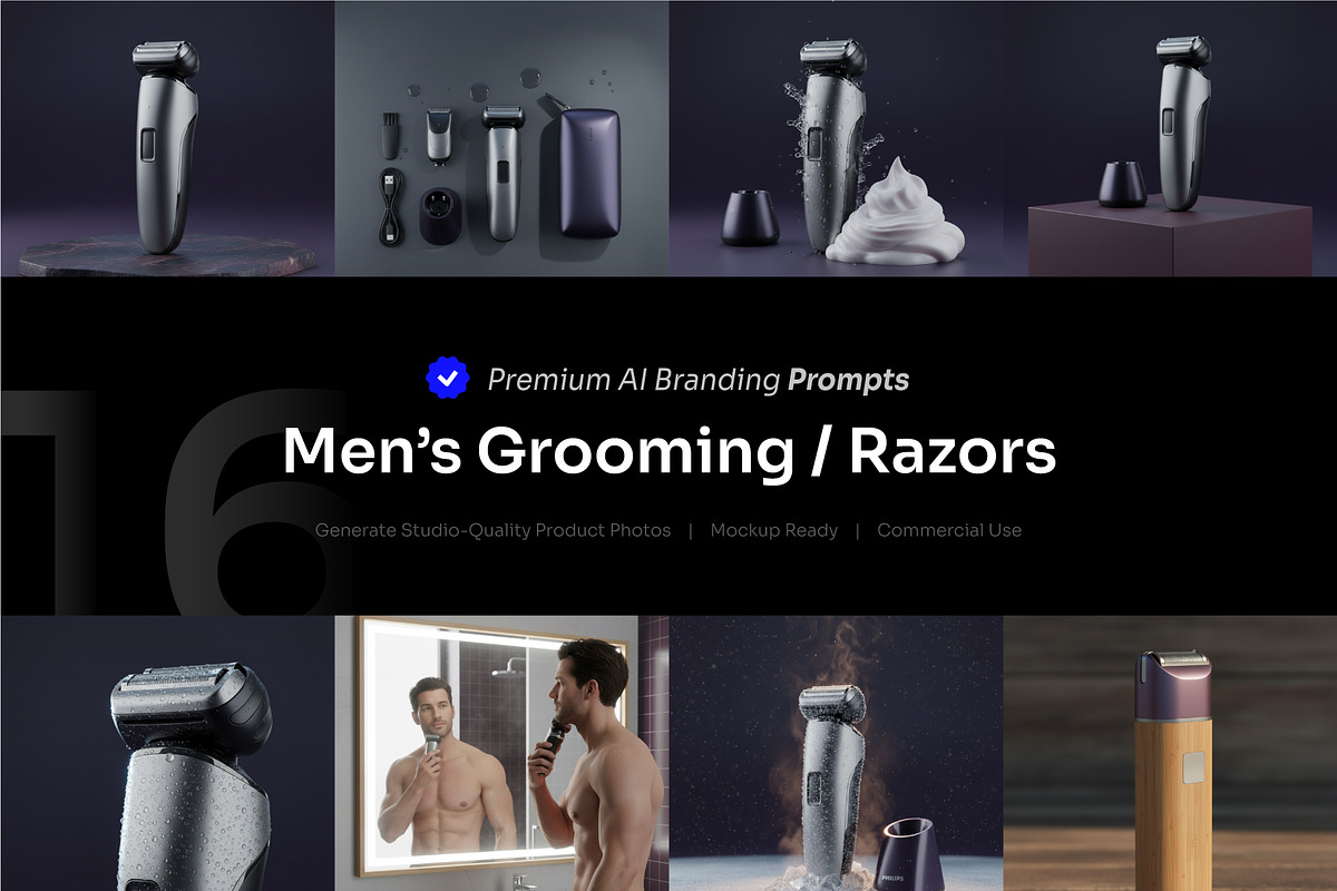 Mens Grooming AI Prompt, a Beauty & Fashion Photo by cidcud_graphic (Photo 1 of 2)