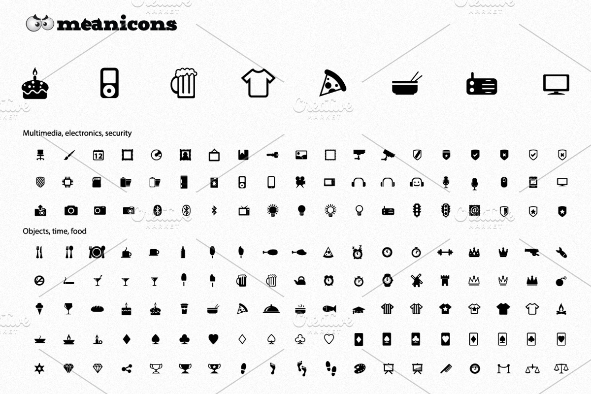 700 icons-Meanicons Icon set, an Icon by meanicons (Photo 3 of 3)
