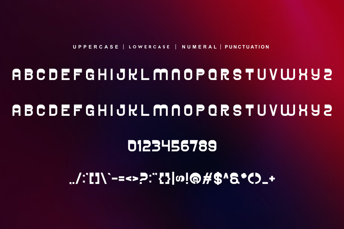 Zetrog - Futuristic Font, a Sans Serif Font by QR Design Studio (Photo 4 of 6)