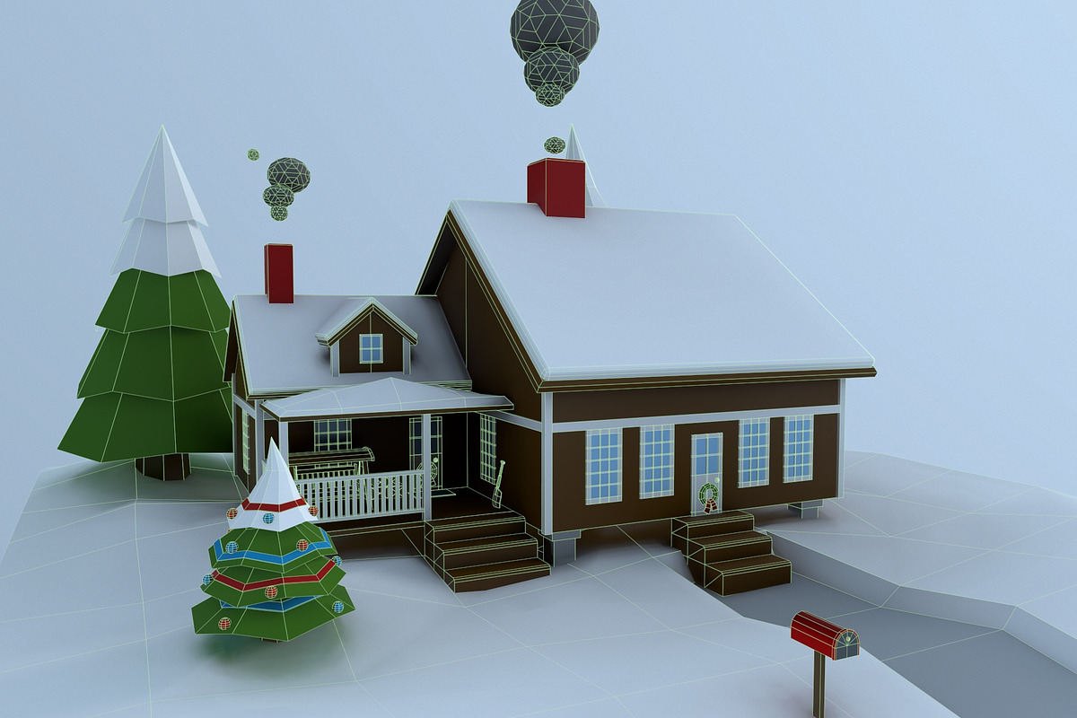 Low Poly House, an Architecture 3D Model by Midgardians (Photo 9 of 14)