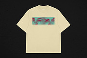 Realistic Oversize T-shirt Mockup, a Shirt Mockup by Uncentrifuged Pressure (Thumbnail 3 of 10)