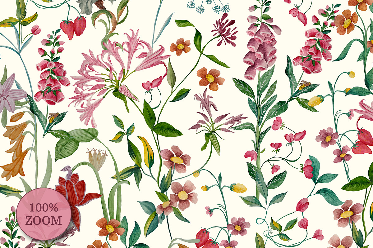 Petal Paradise Prints & Patterns, a Pattern Graphic by GND ART STUDIO (Photo 8 of 8)