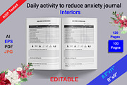 Anxiety Journal KDP Interior, a Graphic by Hitubrand (Thumbnail 2 of 2)