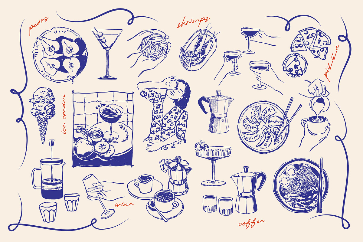 Food Illustrations, a Food Illustration by DesignThatMatters (Photo 11 of 12)