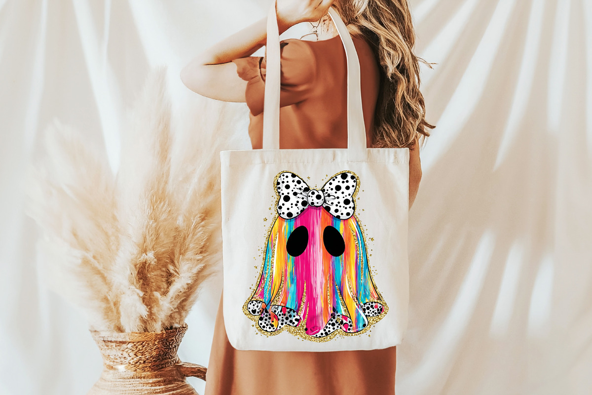Colorful Coquette Glitter Ghost Png, an Illustration by Libby Wishes (Photo 3 of 6)